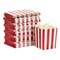 100 Pack Red and White Mini Popcorn Boxes for Party, Bulk Paper Popcorn Containers for Movie Night Decorations (3 x 4 In)